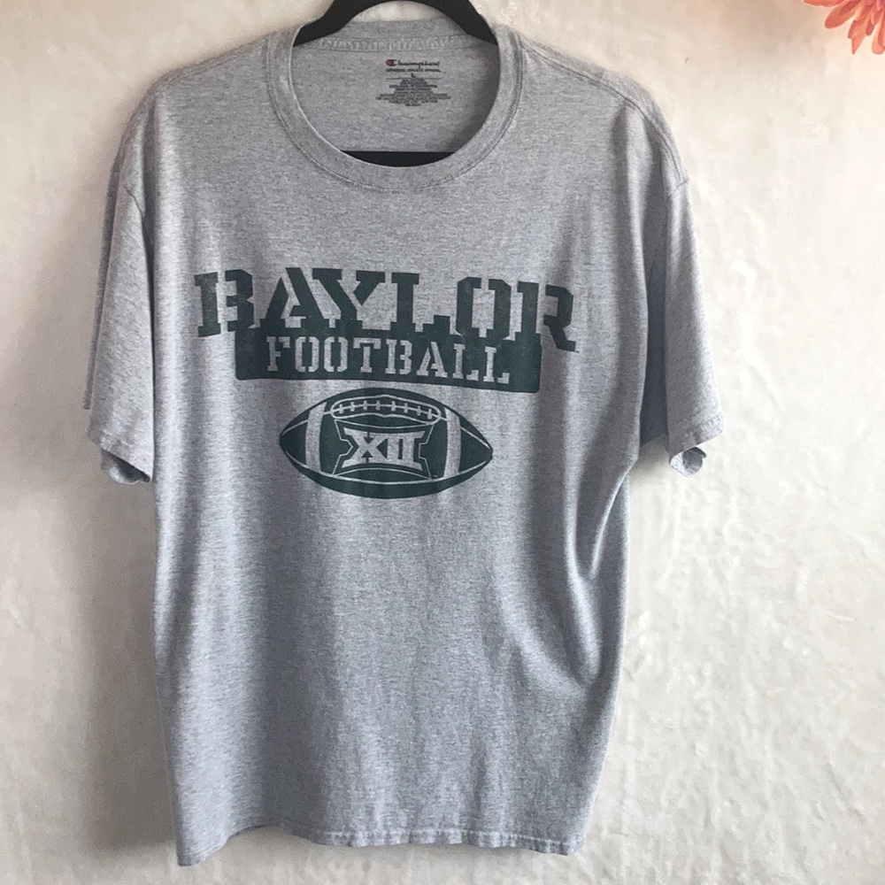 L• Champion Baylor Football T Shirt